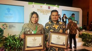 DPMPTSP Kota Medan & Kabupaten Langkat Raih Penghargaan di Investment Award 2018