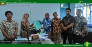 Audiensi Kerjasama penyelenggaraan Mal Pelayanan Publik Kabupaten Langkat di Kantor PDAM Tirta Wampu Kabupaten Langkat