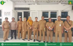 Bidang pengaduan bersama bidang perizinan melaksanakan koordinasi ke pemerintah kecamatan selesai